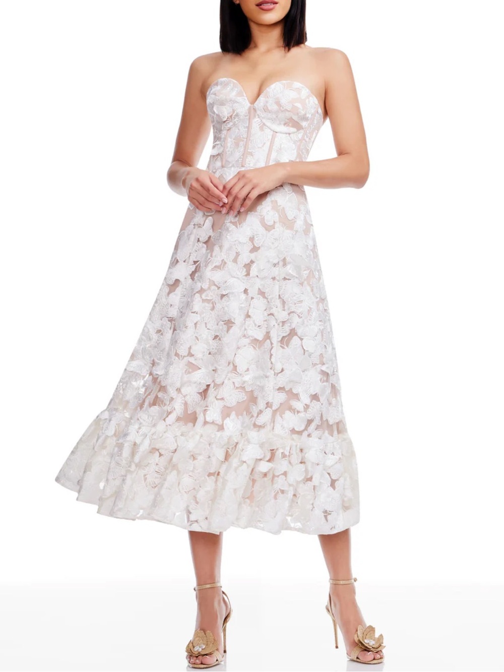 Dress the Population Carina Dress Size M Brand New with Tag and Box